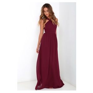 Lulu's Dresses - NWT Lulu’s Burgundy / Maroon Formal Dress Lulu's Dresses - NWT Lulu’s Burgundy / Maroon Formal Dress
